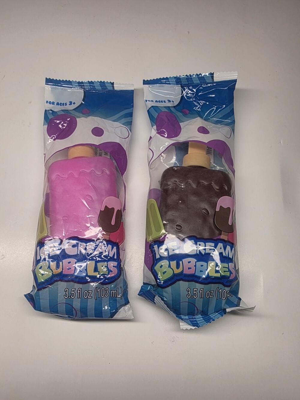 BUBBLE ICE CREAM WAND 3.5 Fl oz 2 PACK